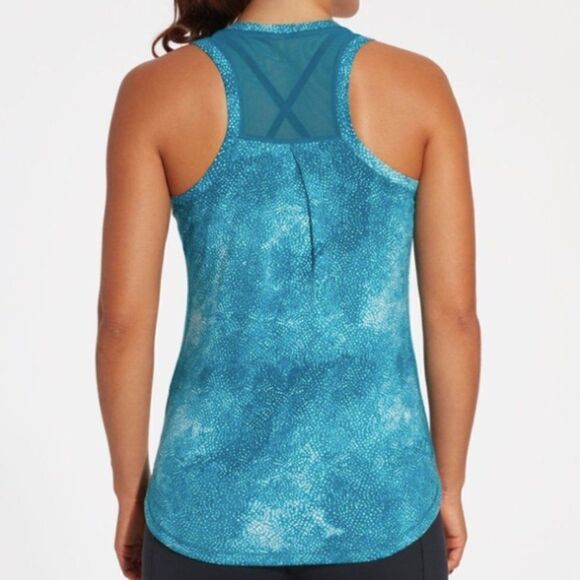 CALIA Turquoise All Over Dot Everyday Tank, NWT, S - Picture 2 of 5